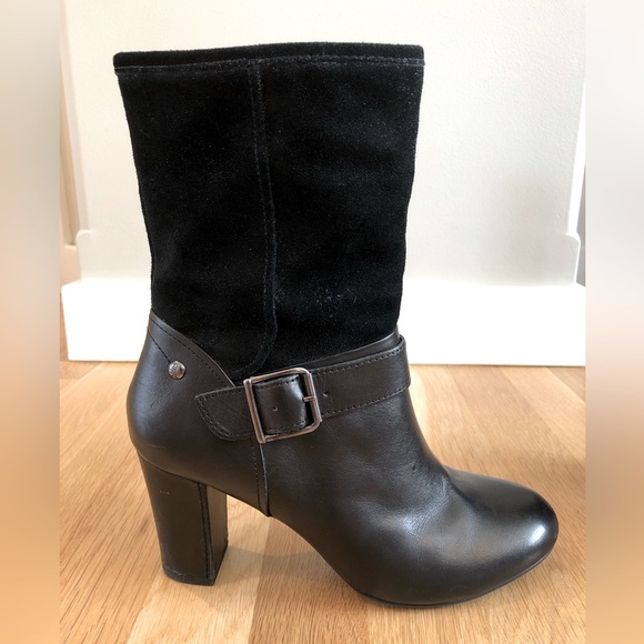 Ladies Hush Puppies Mid-Calf Boots -Size 7 1/2 M - Picture 5 of 10